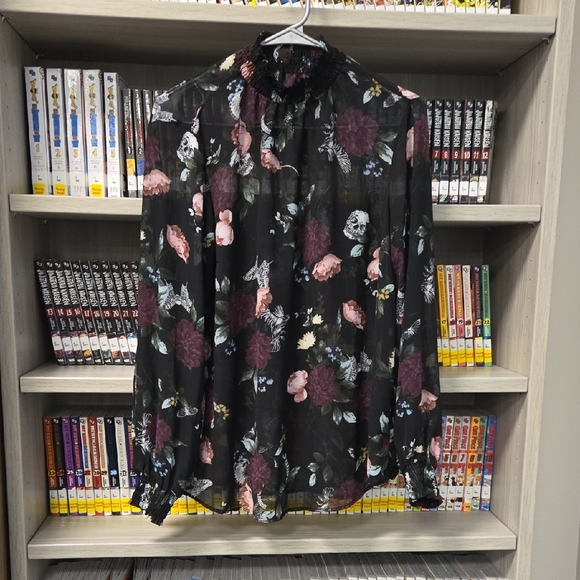 Torrid Tops - Torrid Witchy Sheer Top